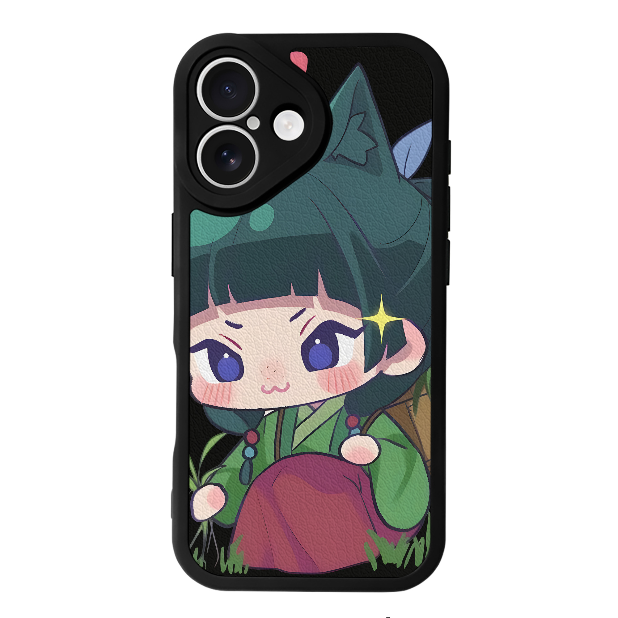 （画像用） 薬屋のひとりごと The Apothecary Diaries 【iPhone 16シリーズ対応】シリコンスマホケース（レザー調） 材質：シリコン